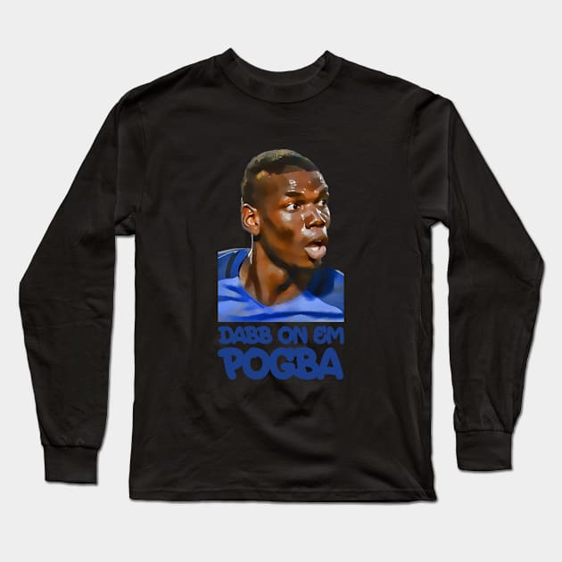 Paul Pogba Long Sleeve T-Shirt by sfajar